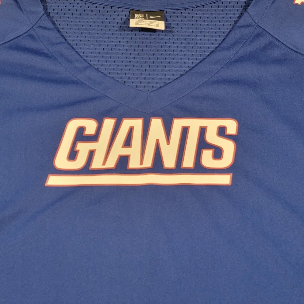 Nike New York Giants Football Jersey Women's Top Size XXL NFL‎ Team Apparel